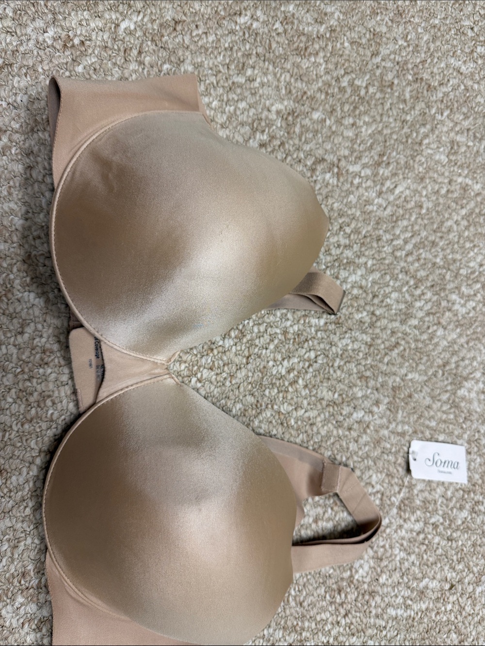 Soma Smooth T-Shirt Bra in Nude Beige